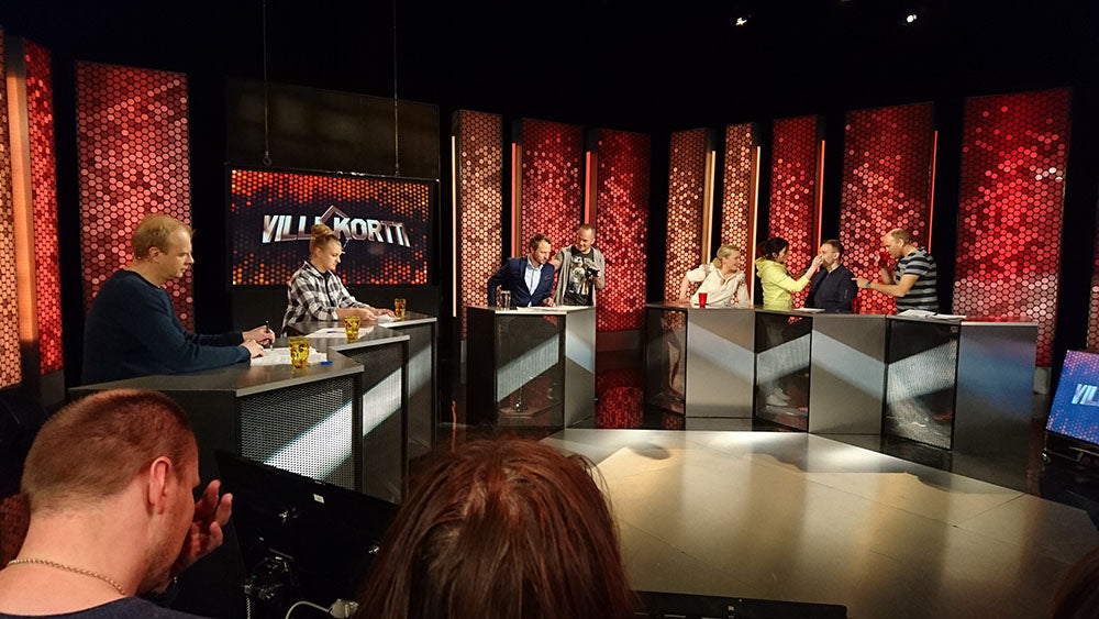 Tietovision viihdevisa, kuvassa Villi Kortti -ohjelman studio